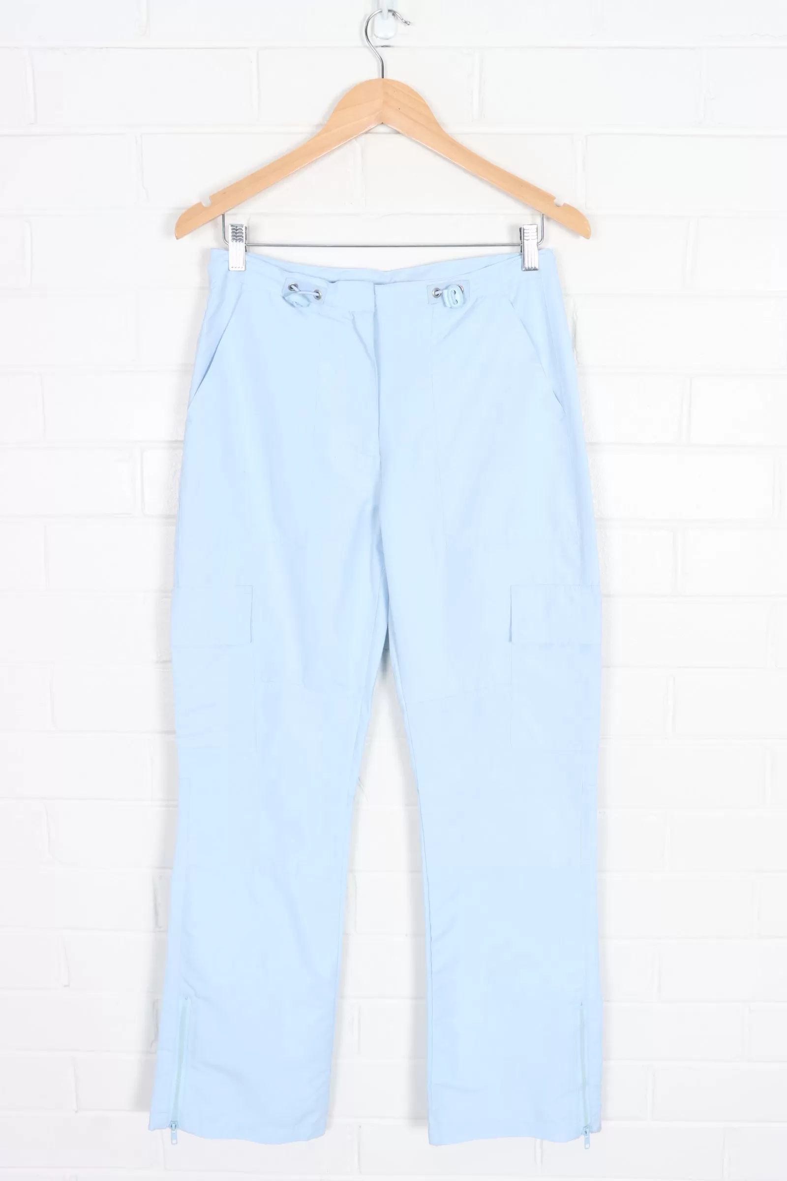 Light Blue Lightweight Cargo Pants (Women's S)