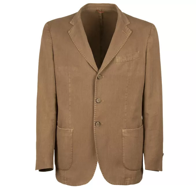 LINEN JACKET Man Beige