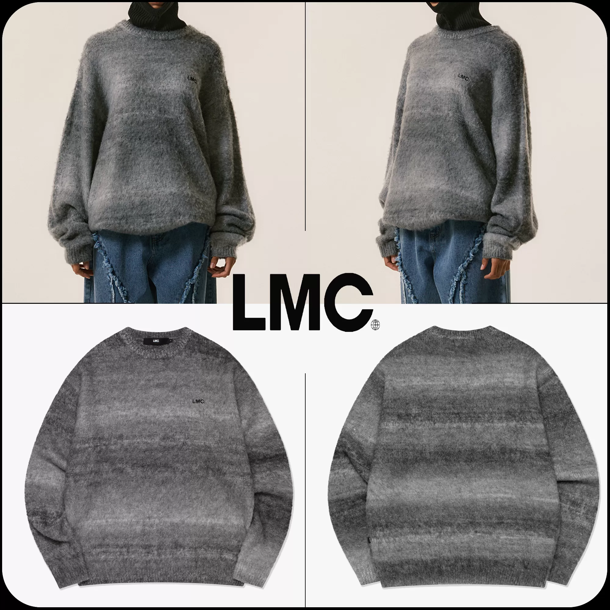 LMC  |[ LMC ]★OG OMBRE BRUSHED KNIT SWEATER