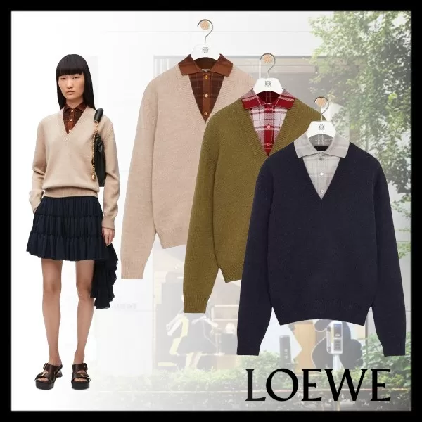 LOEWE  |Trompe l'oeil sweater in wool and silk