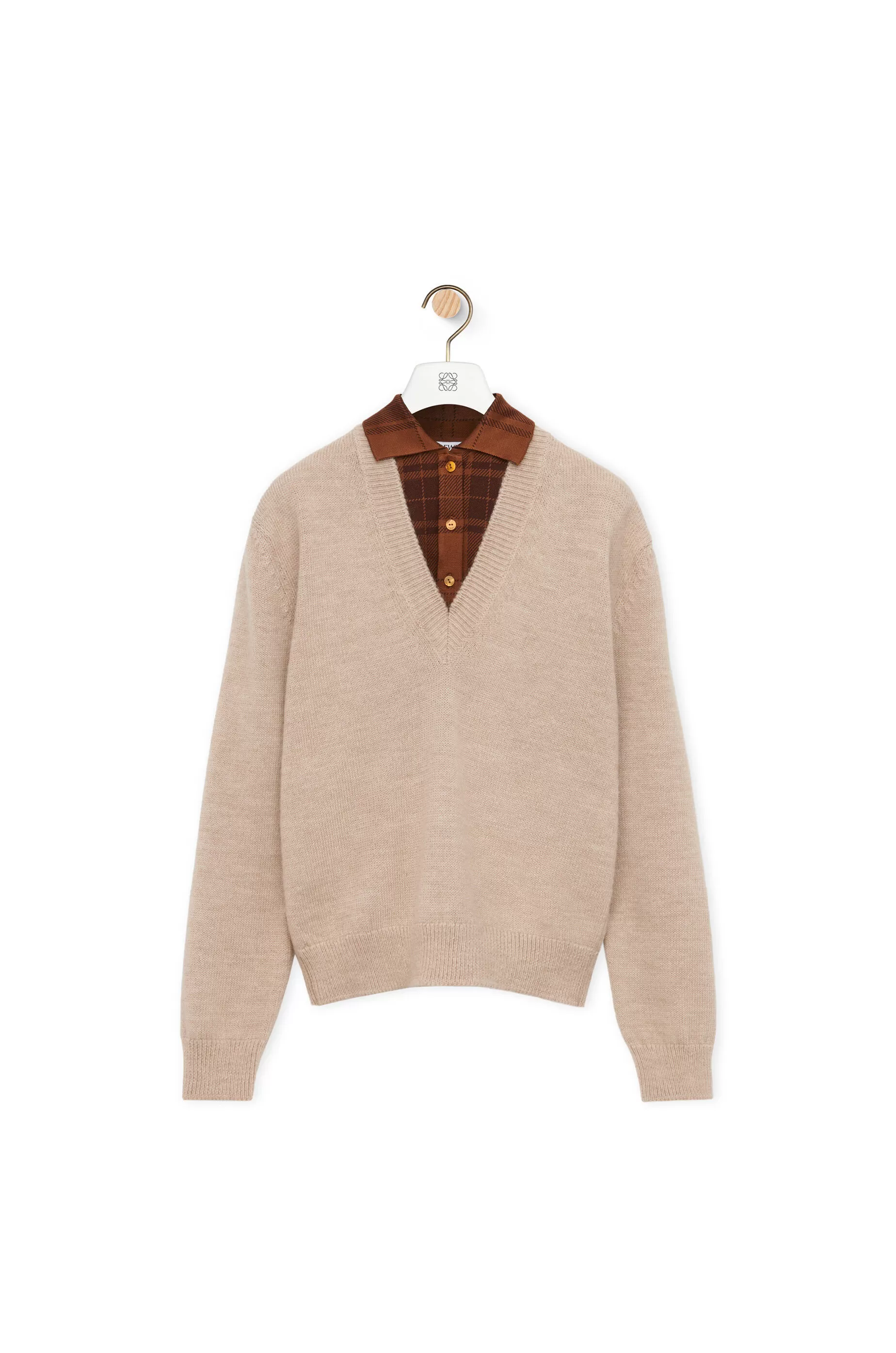 LOEWE  |Trompe l'oeil sweater in wool and silk