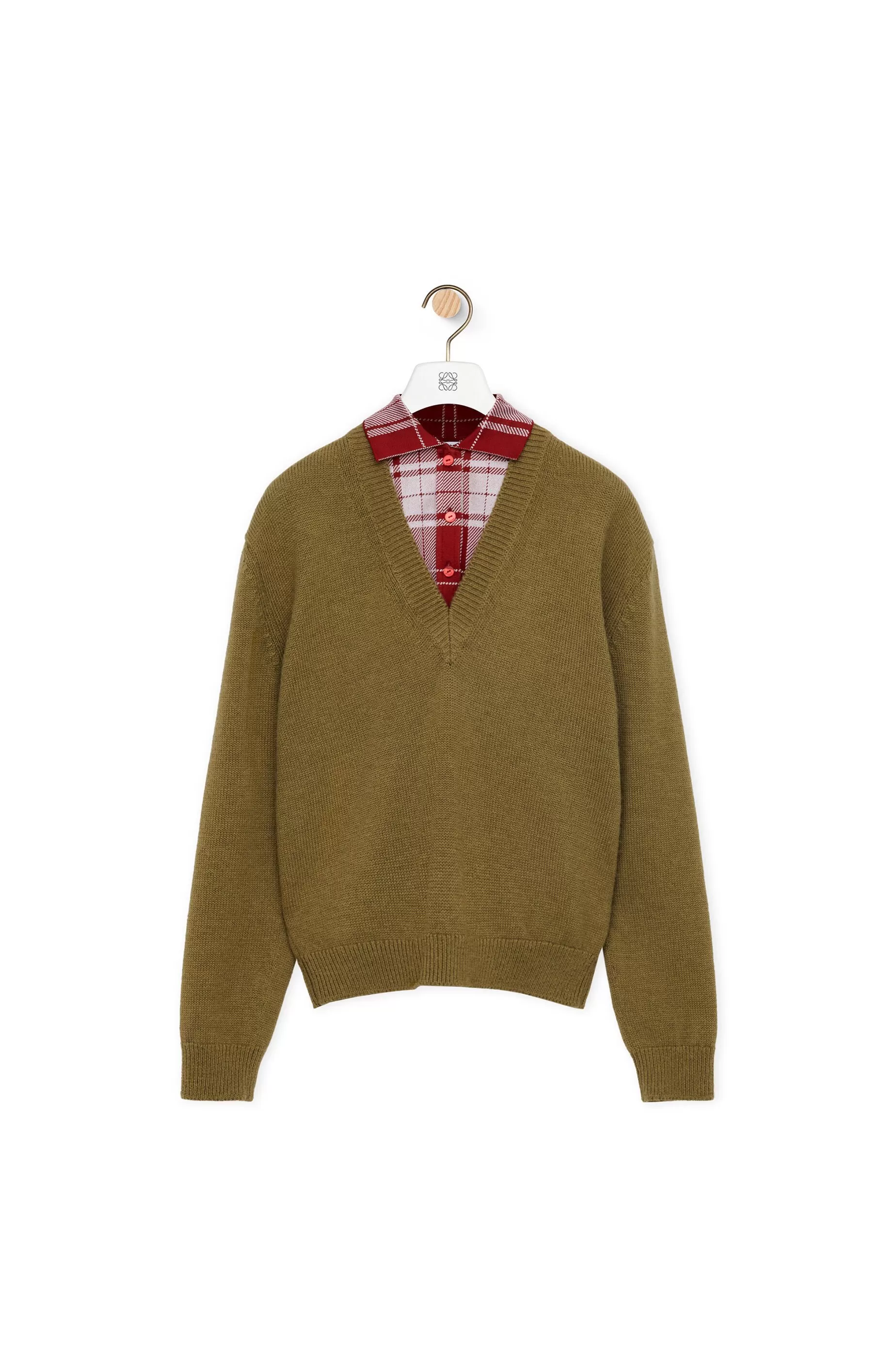 LOEWE  |Trompe l'oeil sweater in wool and silk