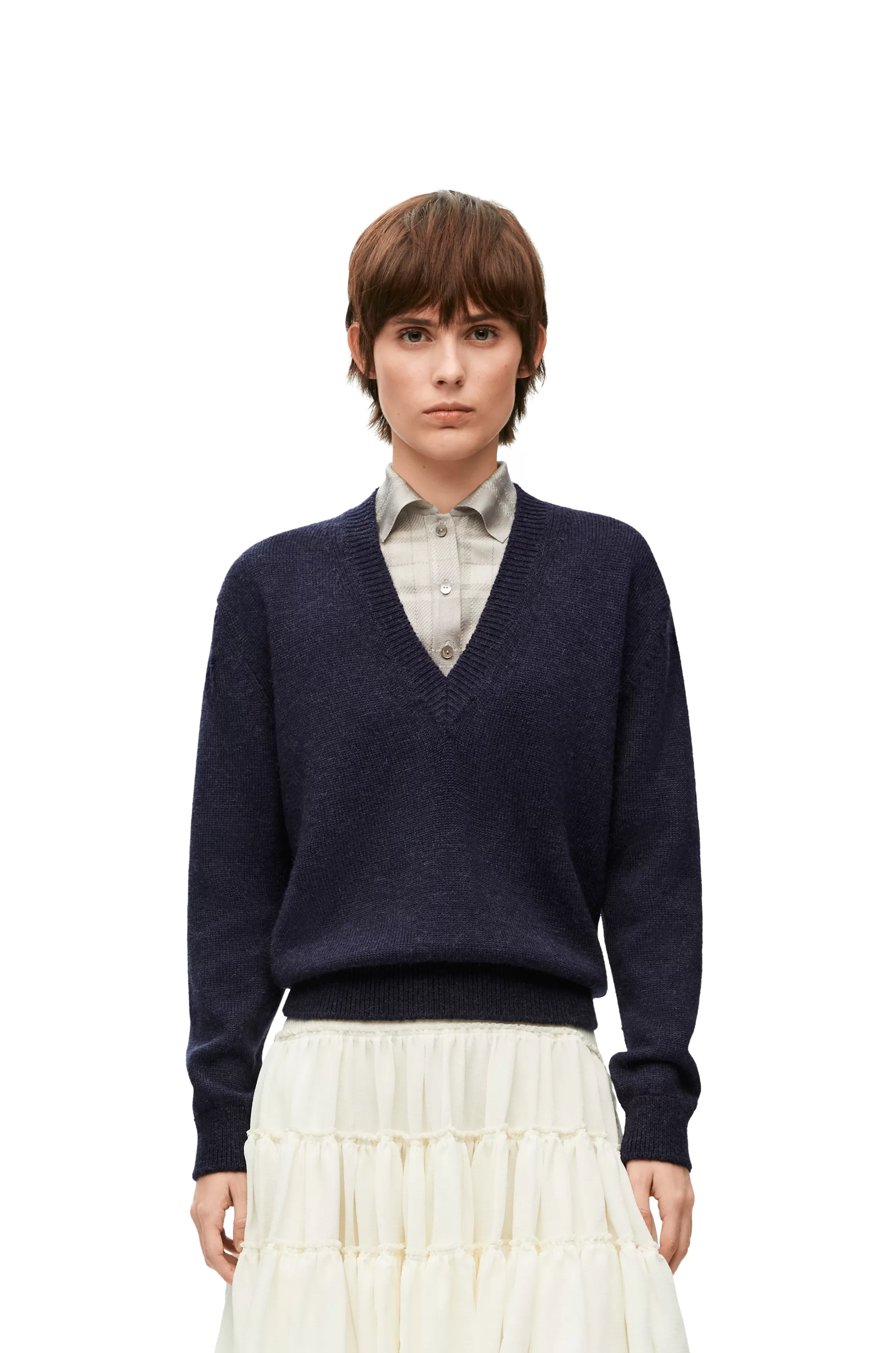 LOEWE  |Trompe l'oeil sweater in wool and silk