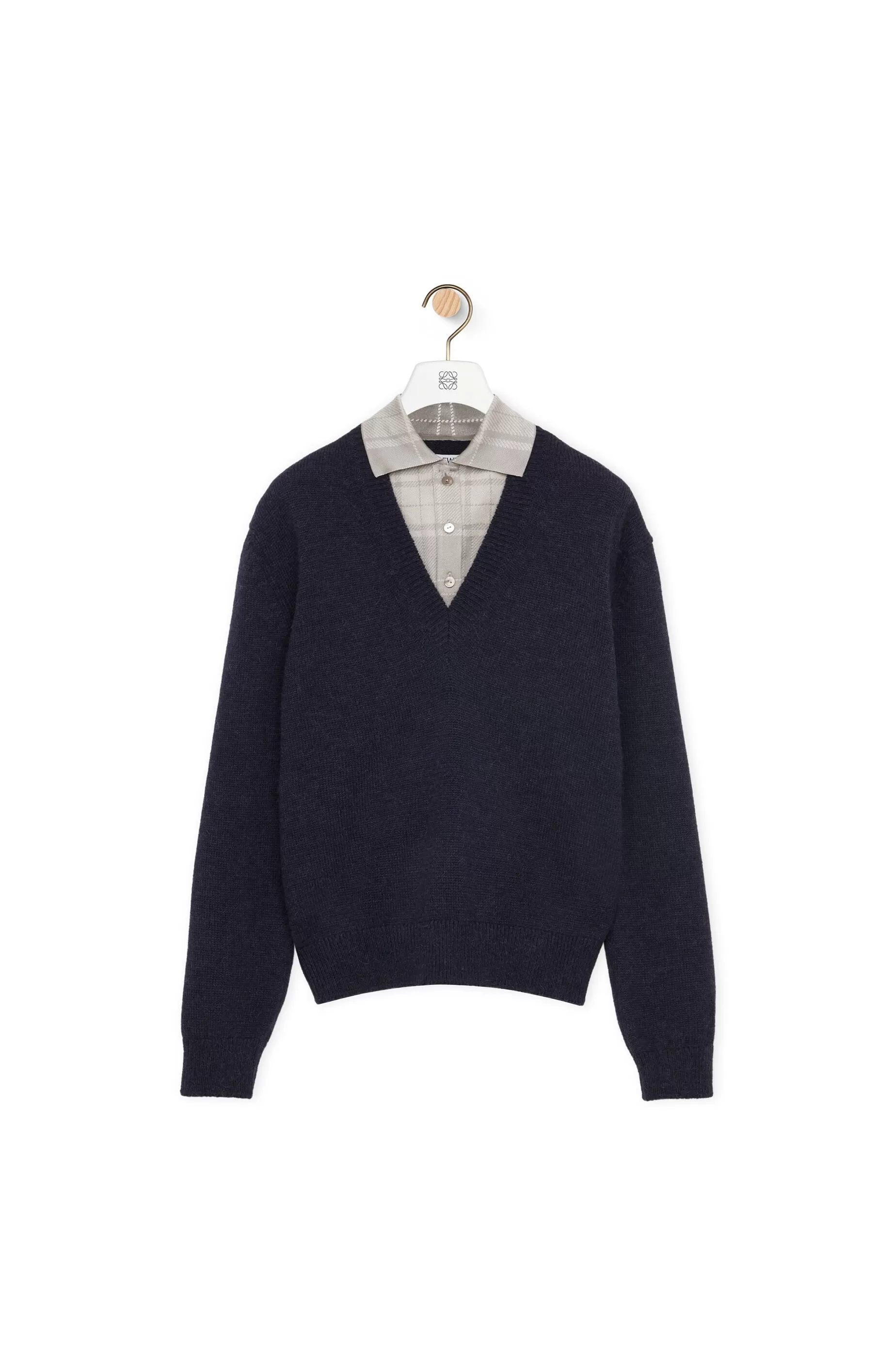 LOEWE  |Trompe l'oeil sweater in wool and silk