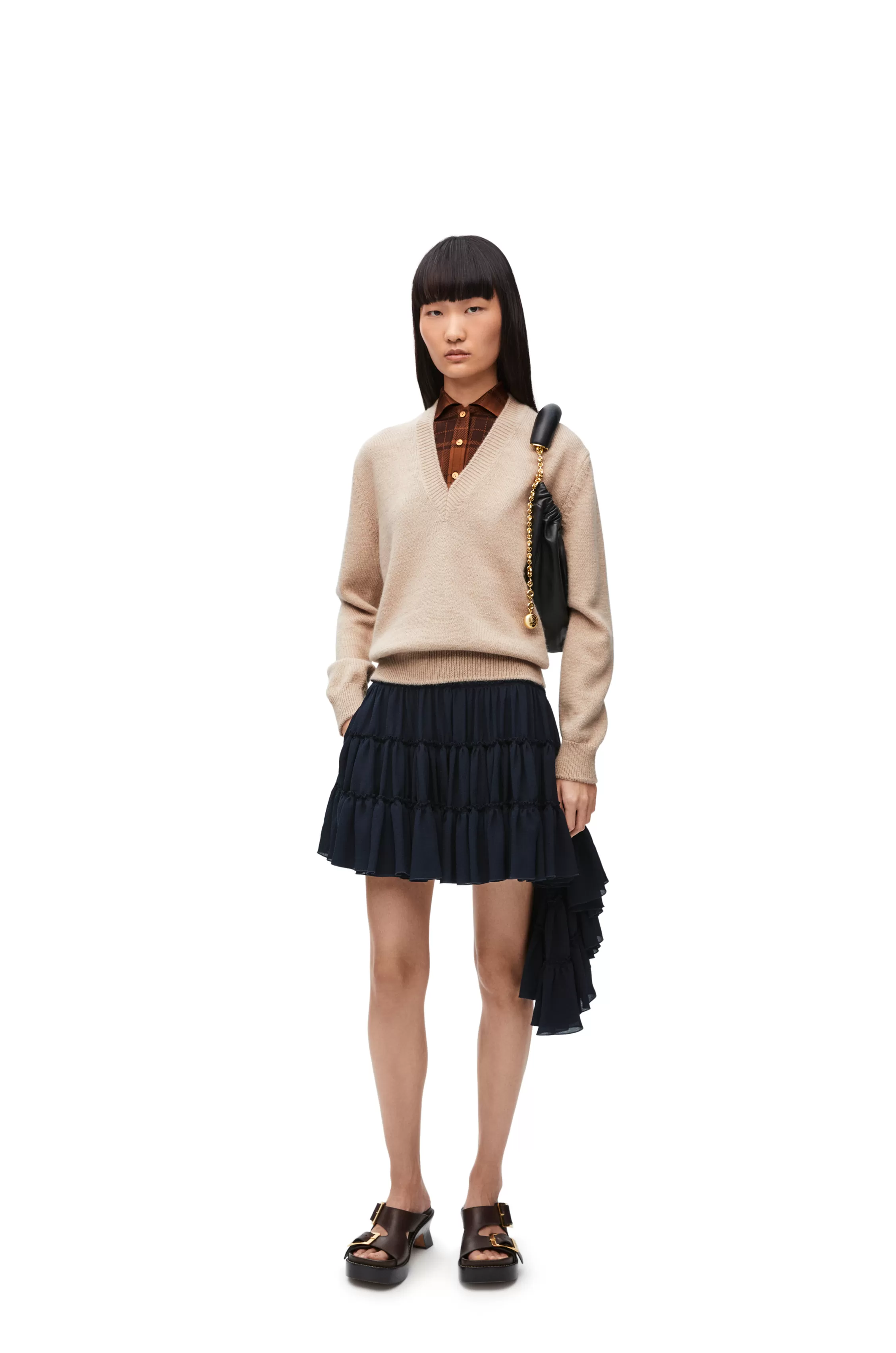 LOEWE  |Trompe l'oeil sweater in wool and silk