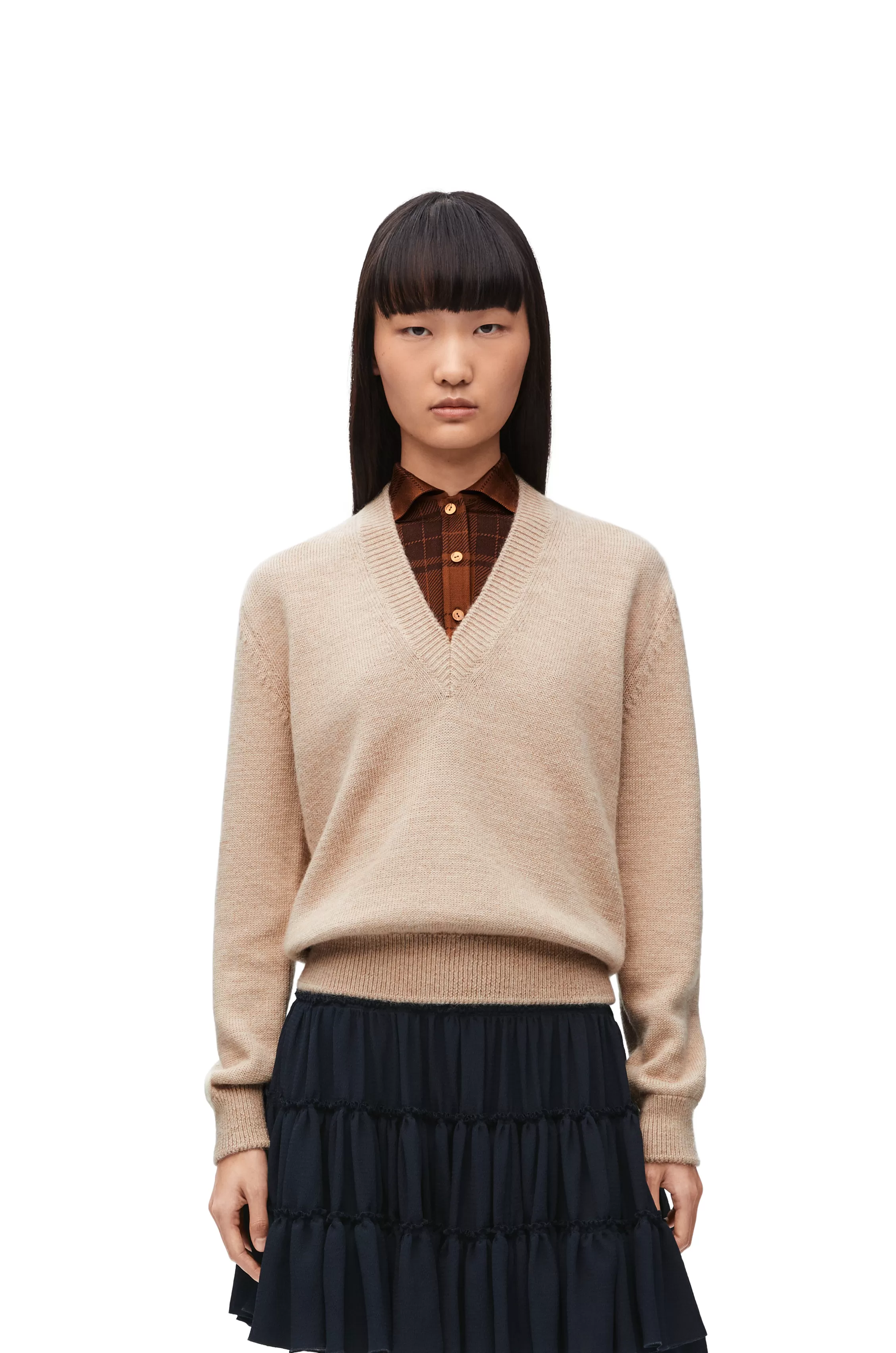 LOEWE  |Trompe l'oeil sweater in wool and silk