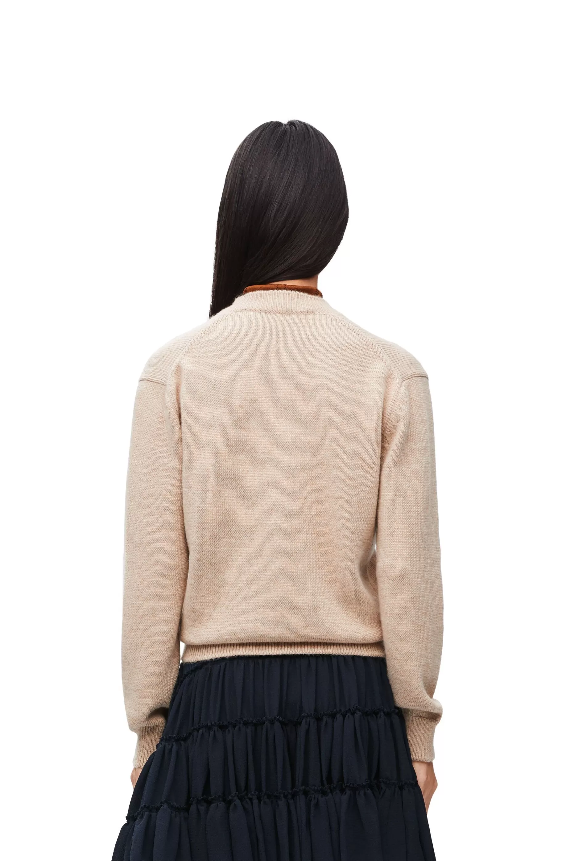 LOEWE  |Trompe l'oeil sweater in wool and silk