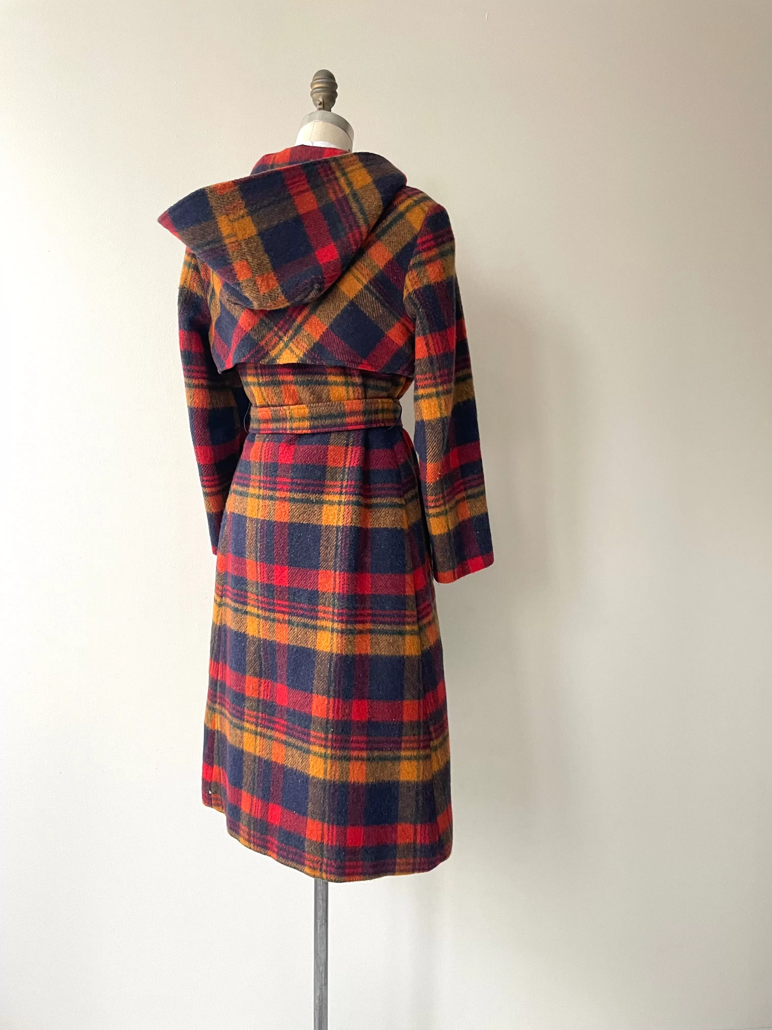 Longford Wool Tartan Coat | 1970s