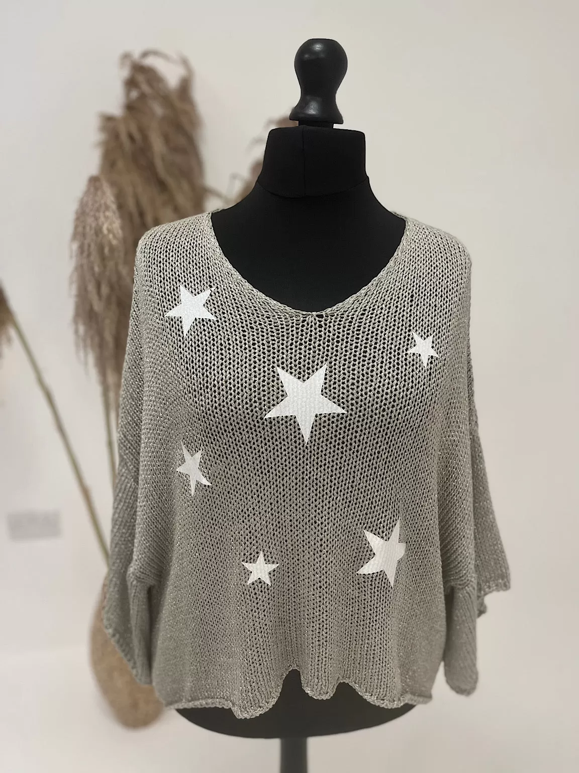 Loose Knit Star Jumper Milan