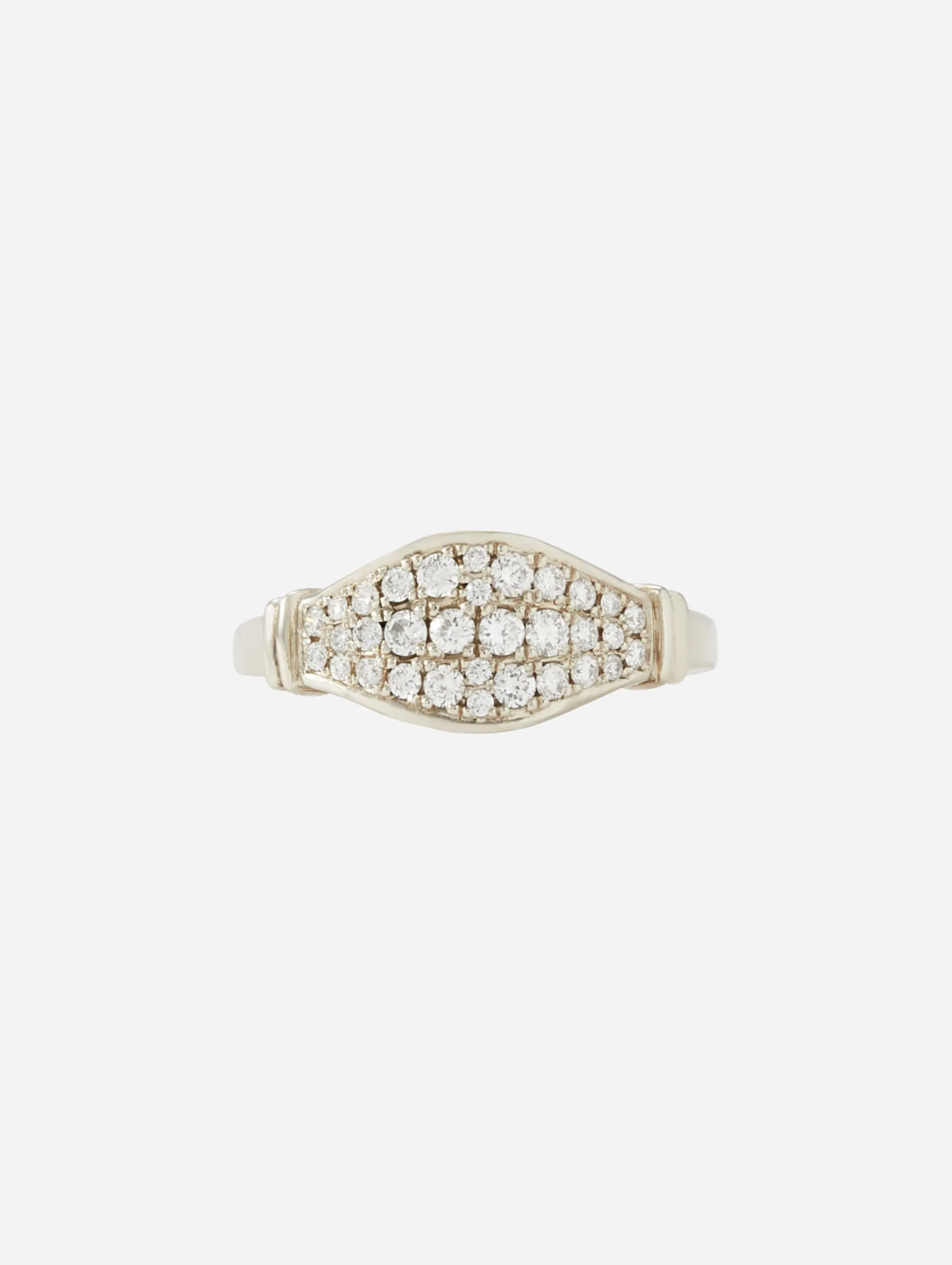 Maia Full Pave Pinky Ring