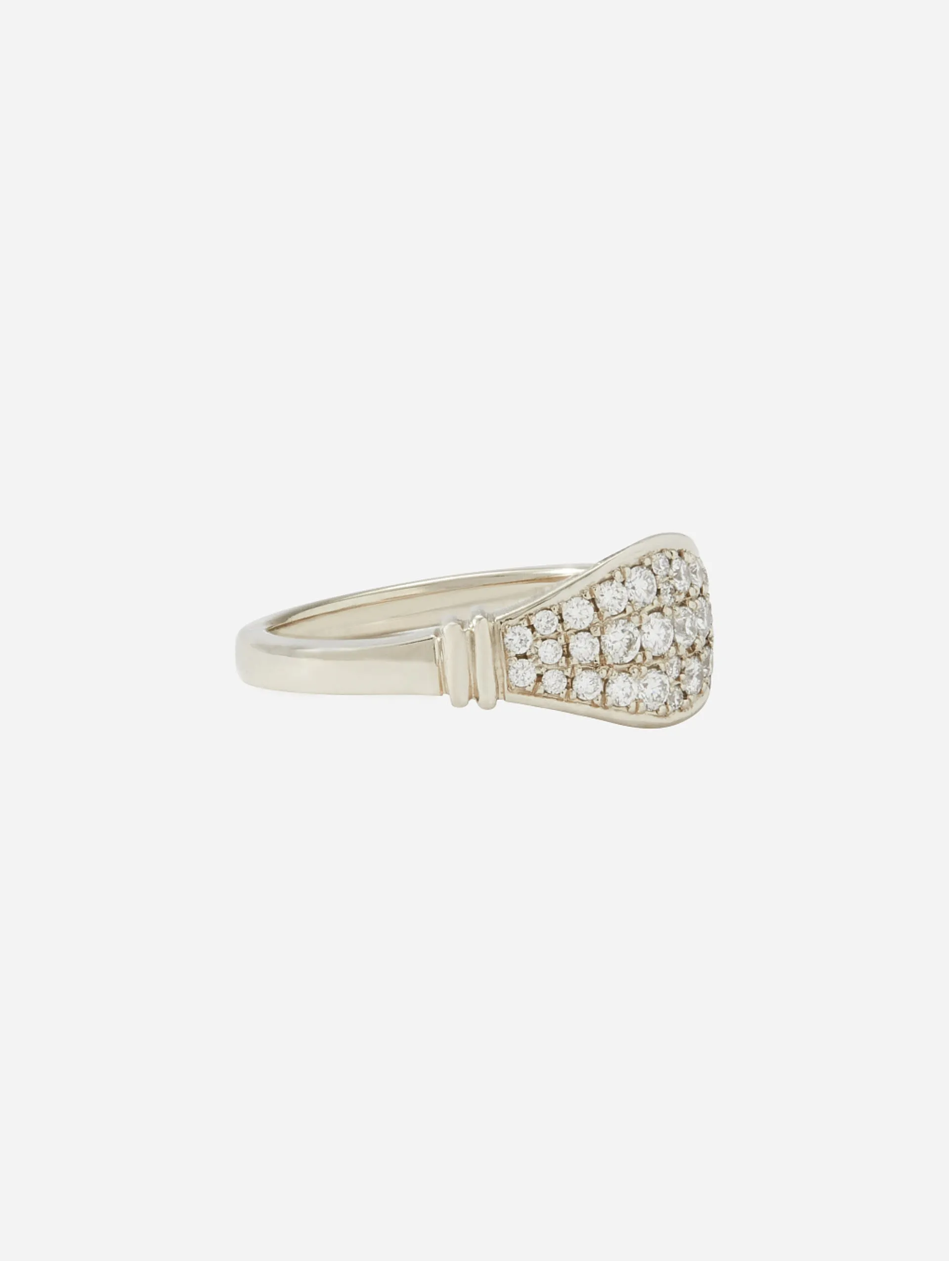 Maia Full Pave Pinky Ring