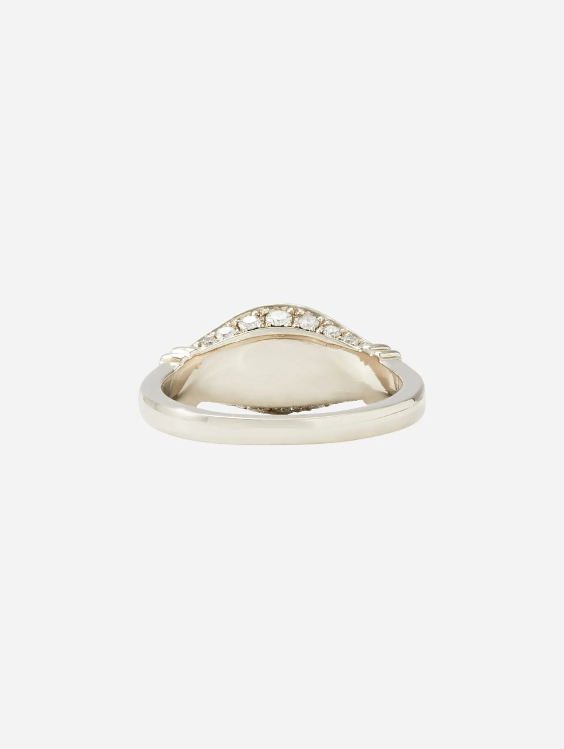 Maia Full Pave Pinky Ring