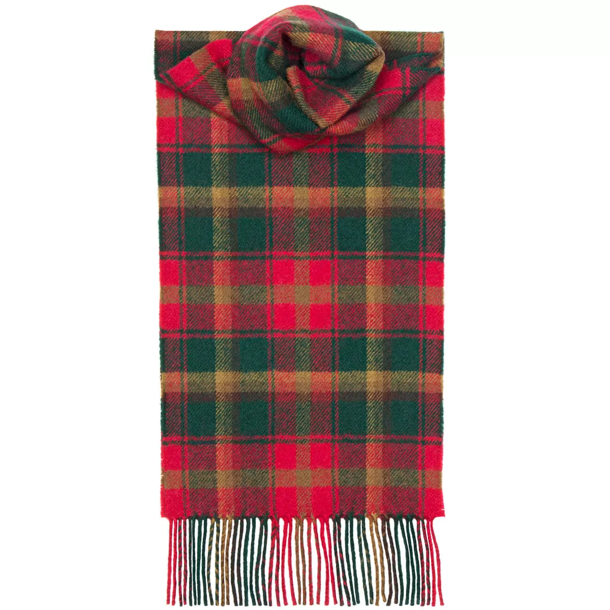 Maple Leaf Tartan Scarf