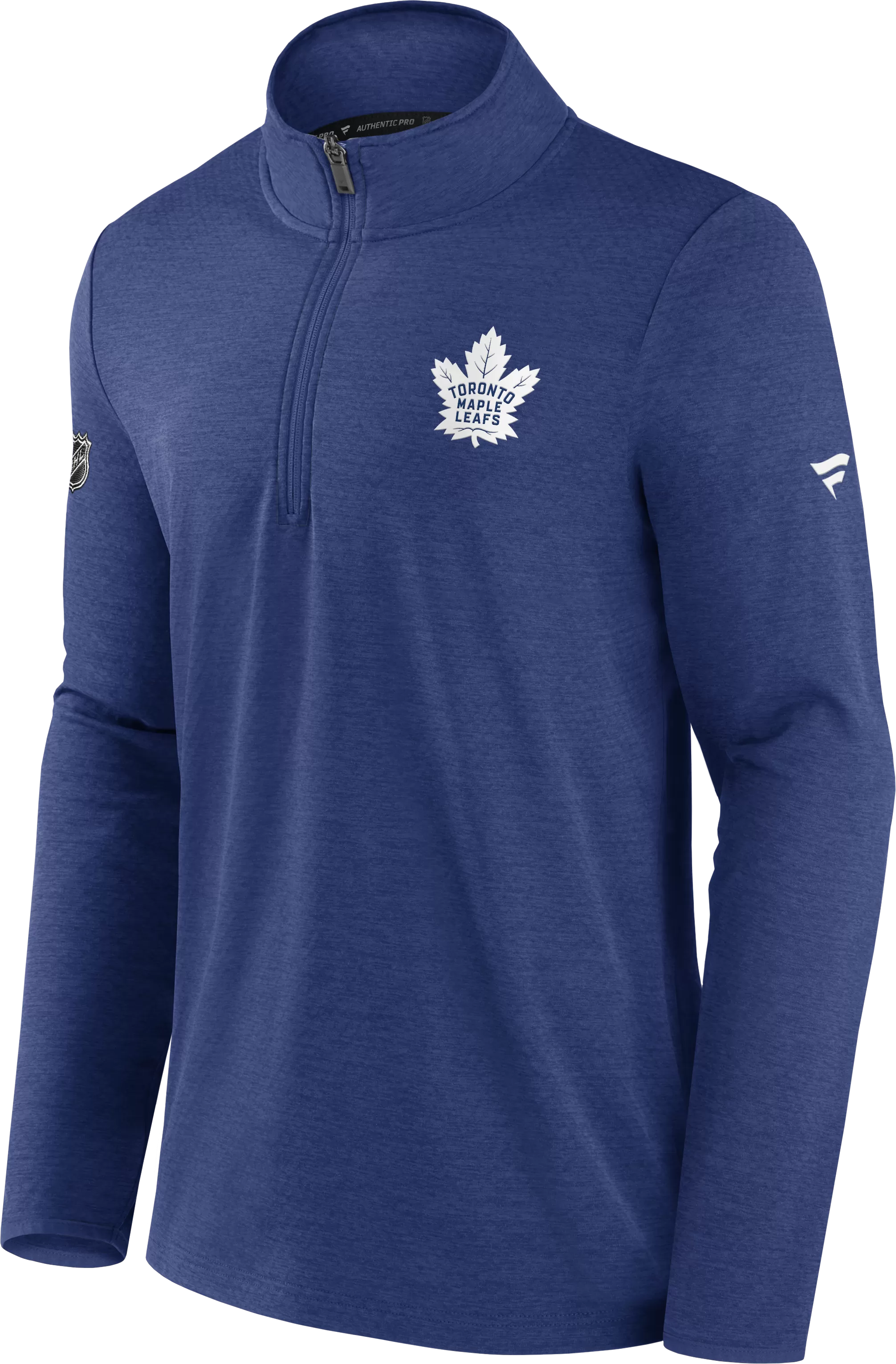 Maple Leafs Fanatics Men's 2022 Authentic Pro Rink Fleece 1/4 Zip