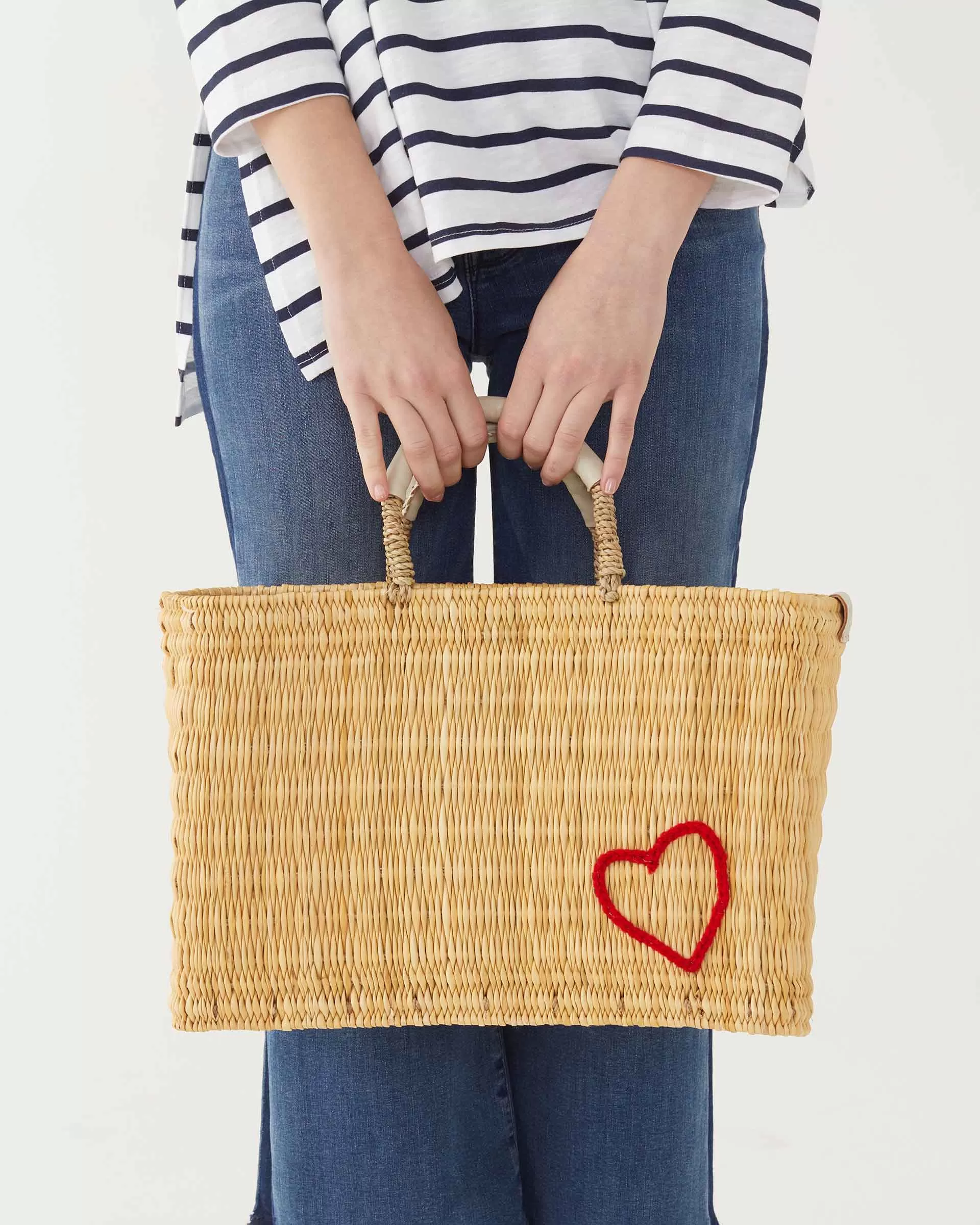 Medina Icon Basket - Red Heart