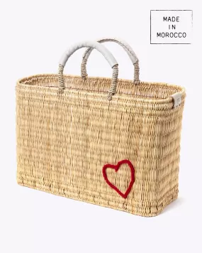 Medina Icon Basket - Red Heart