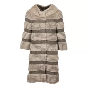 MINK COAT Woman Taupe 