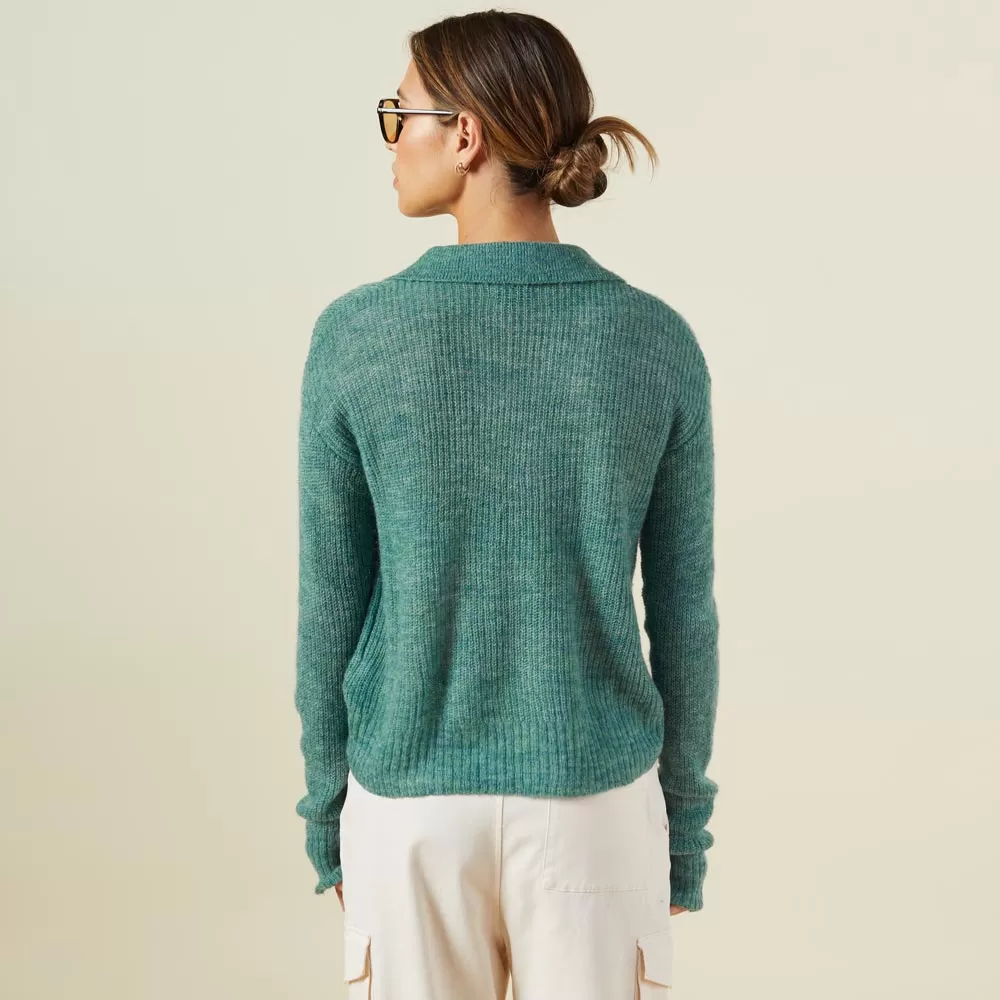 Mohair Polo Sweater