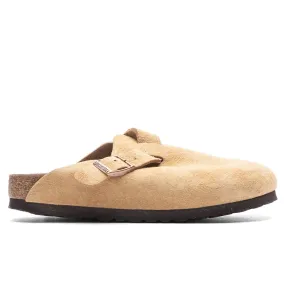 Narrow Boston Suede - Latte Cream