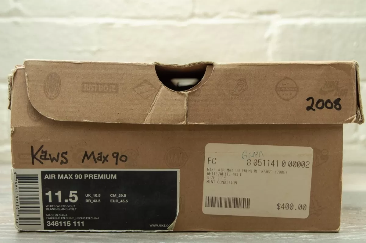 Nike Air Max 90 KAWS White 346115 111