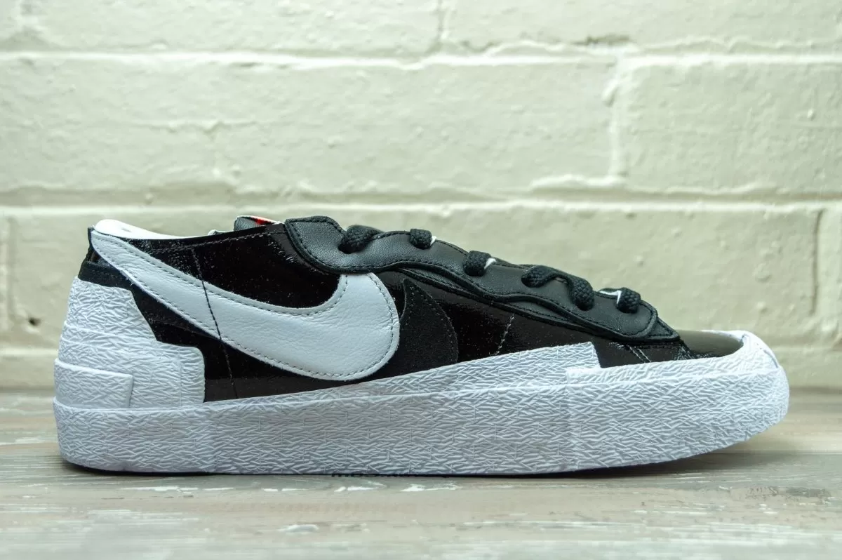 Nike Blazer Low Sacai Black Patent DM6443 001