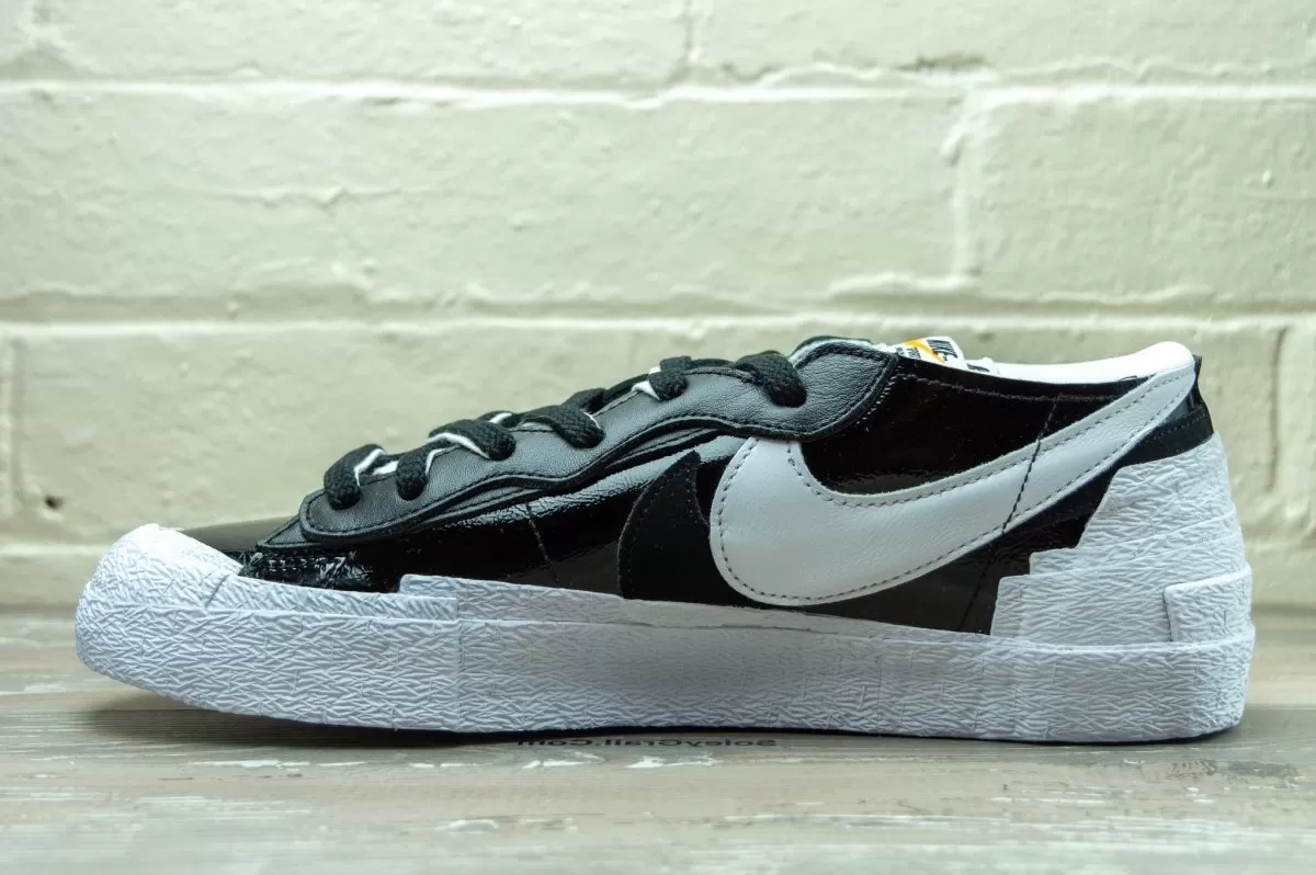 Nike Blazer Low Sacai Black Patent DM6443 001