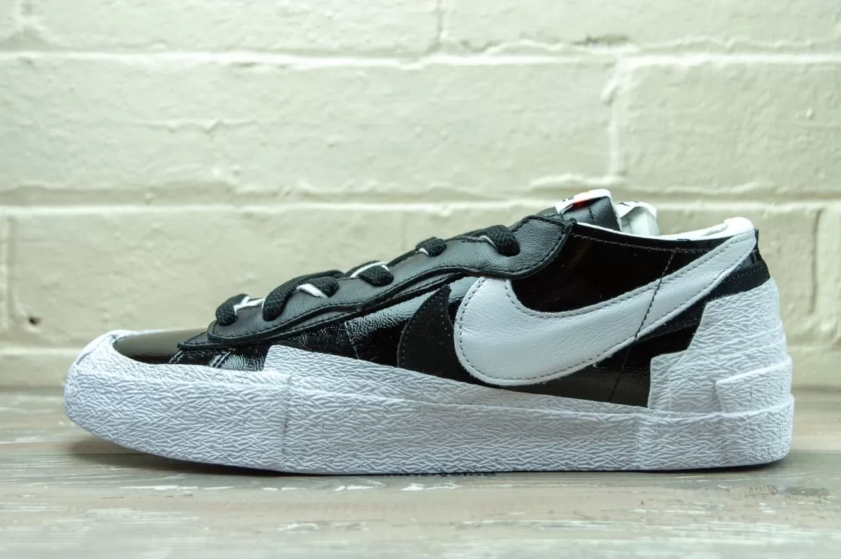 Nike Blazer Low Sacai Black Patent DM6443 001