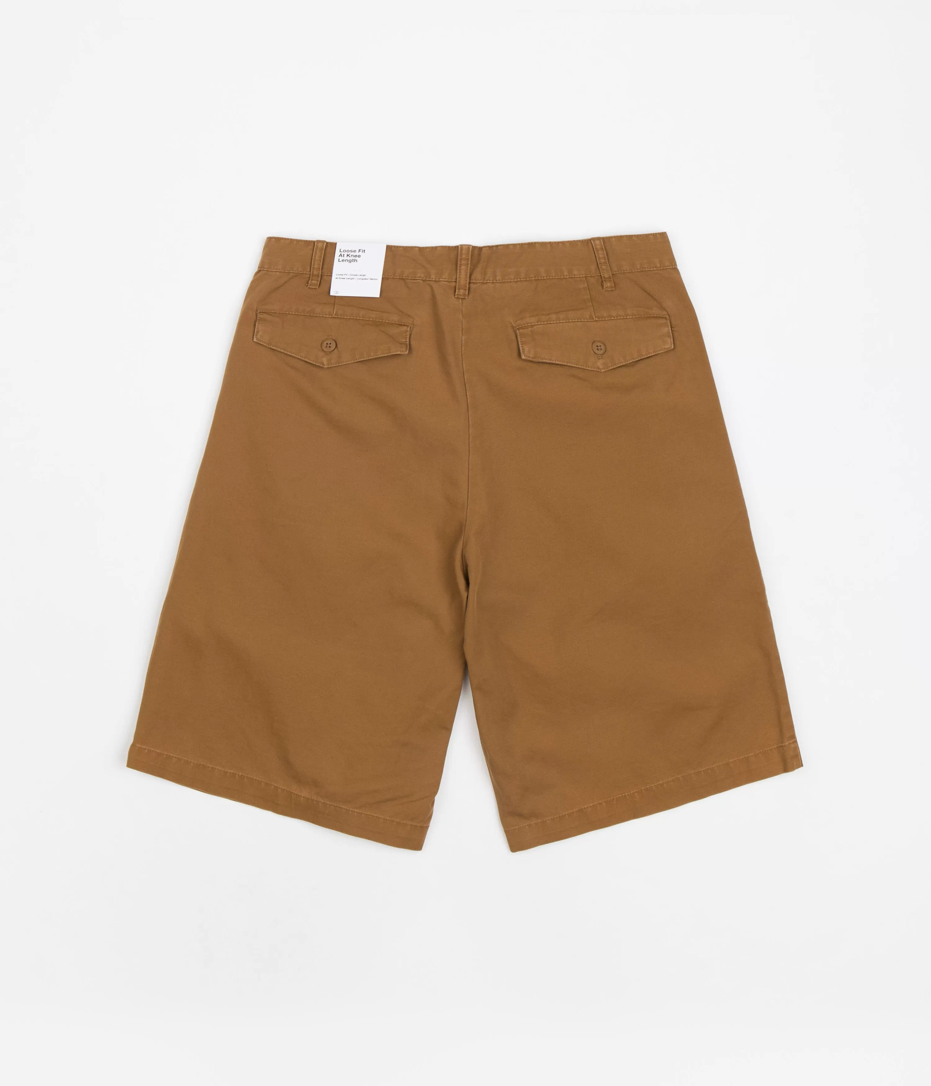 Nike Pleated Chino Shorts - Ale Brown / White