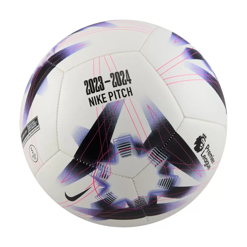 Nike Premier League Pitch Football 23/24 (White/Purple/White)