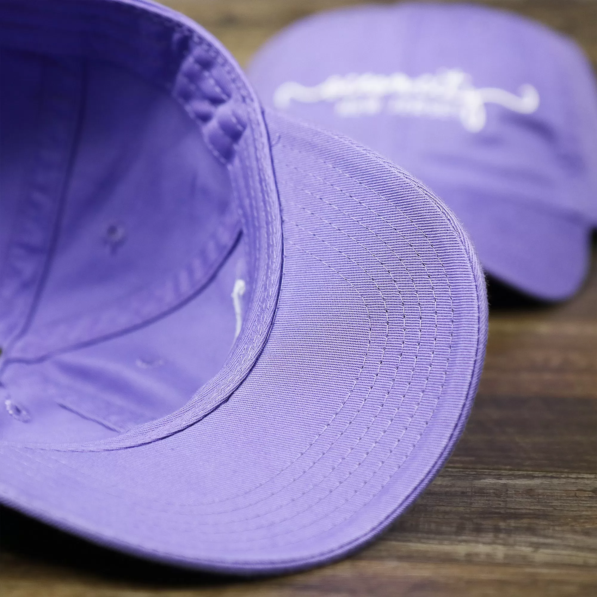 Ocean City New Jersey Cursive Wordmark Dad Hat | Lavender Dad Hat