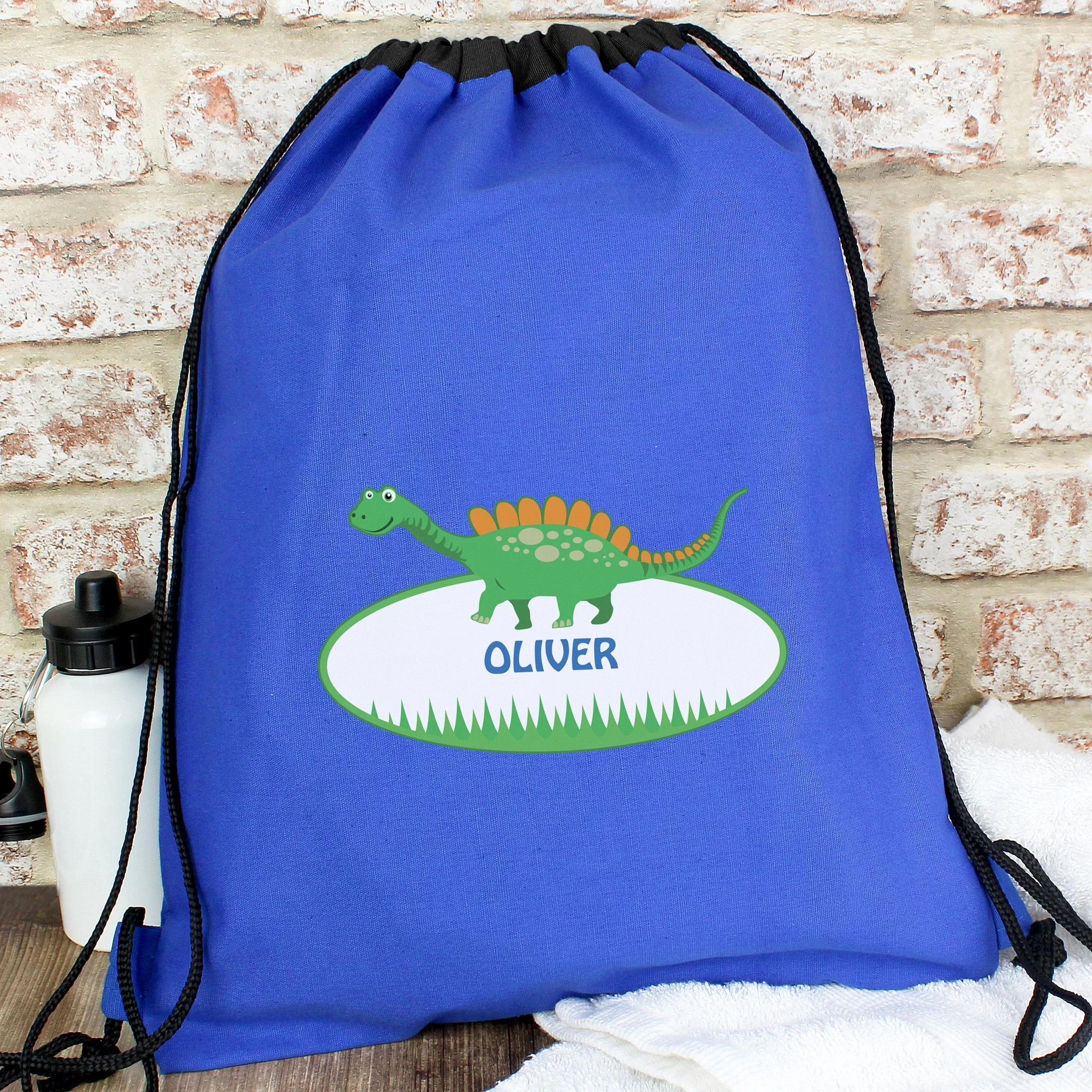 Personalised Dinosaur Swim & Kit Bag