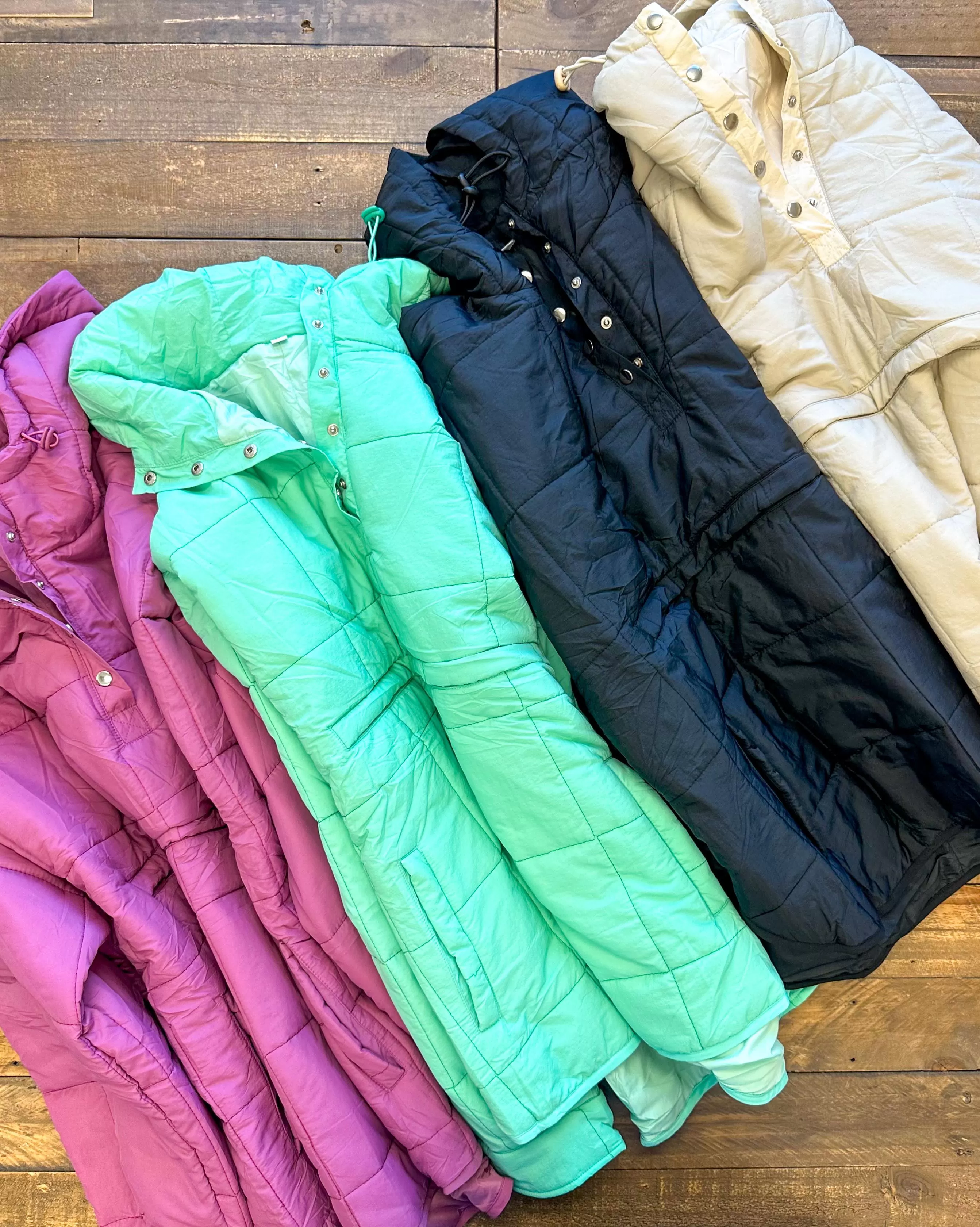 Peyton Puffer Jacket In Four Colors