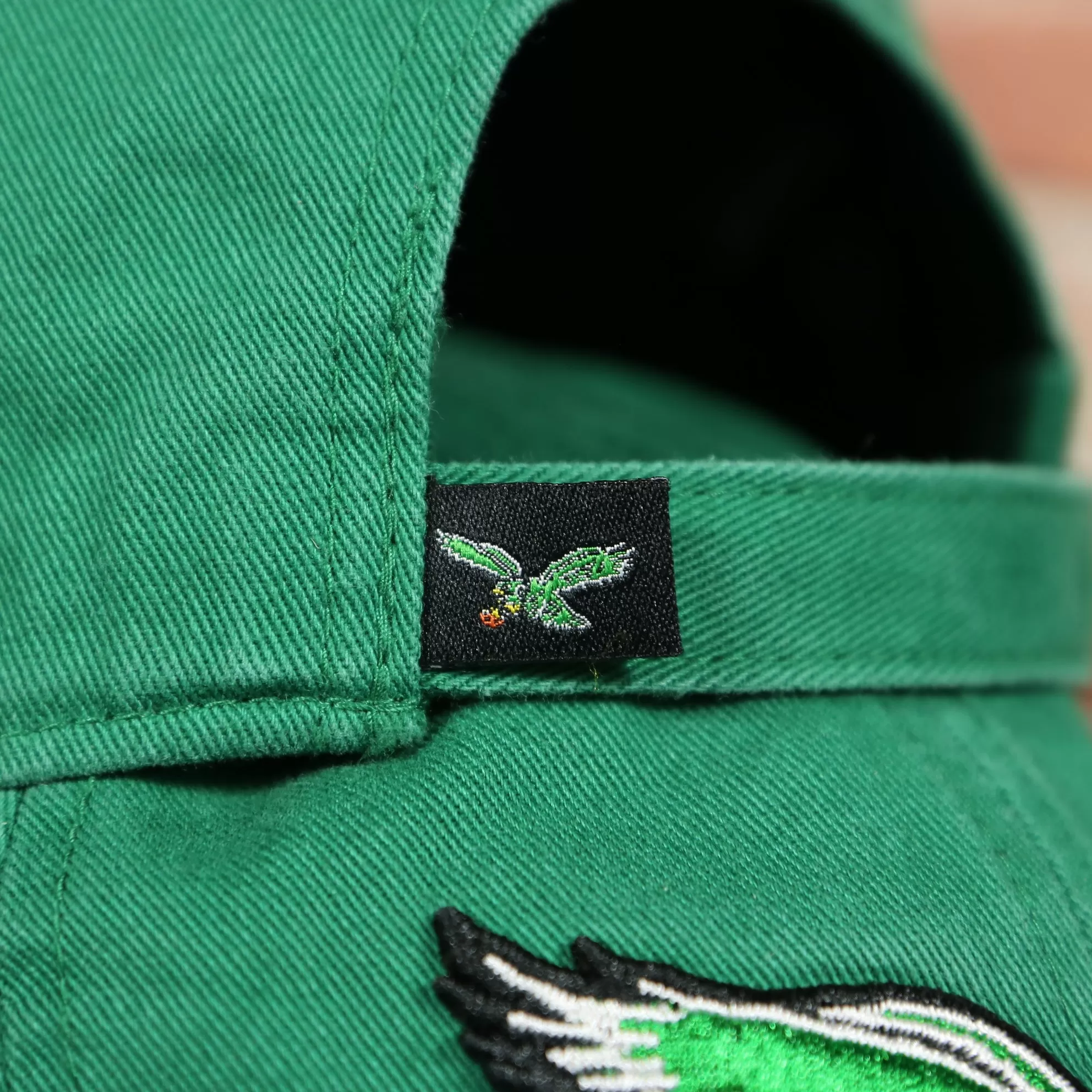 Philadelphia Eagles ThrowbackKelly Green Youth Dad Hat | Kelly Green Kids Adjustable Baseball Cap