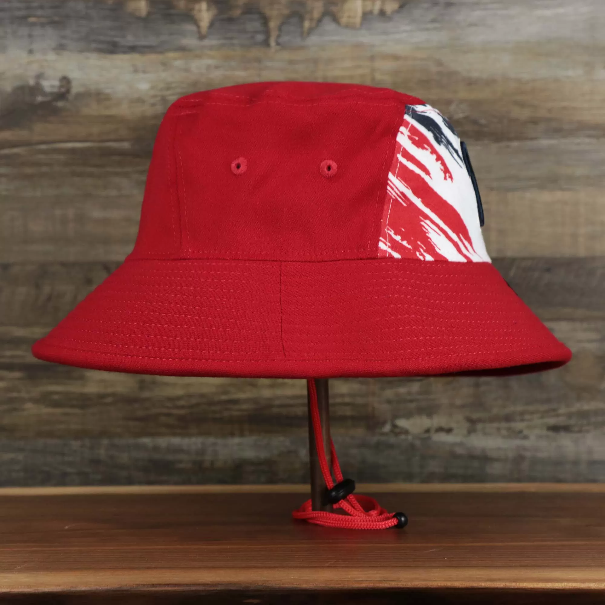 Philadelphia Phillies 2022 4th of July Stars And Stripes Bucket Hat | Red Bucket Hat