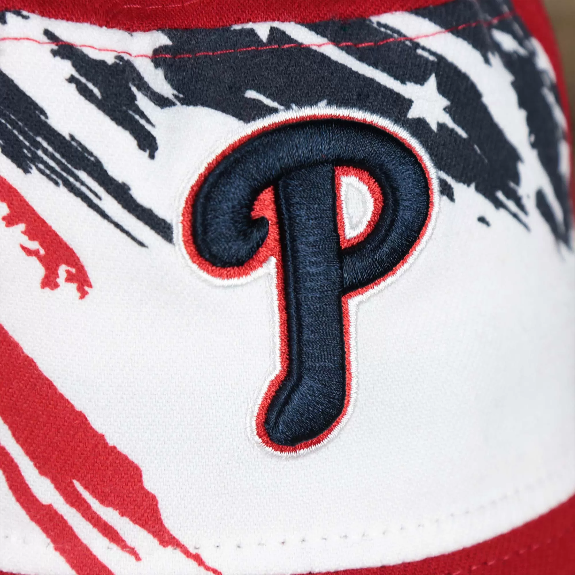 Philadelphia Phillies 2022 4th of July Stars And Stripes Bucket Hat | Red Bucket Hat