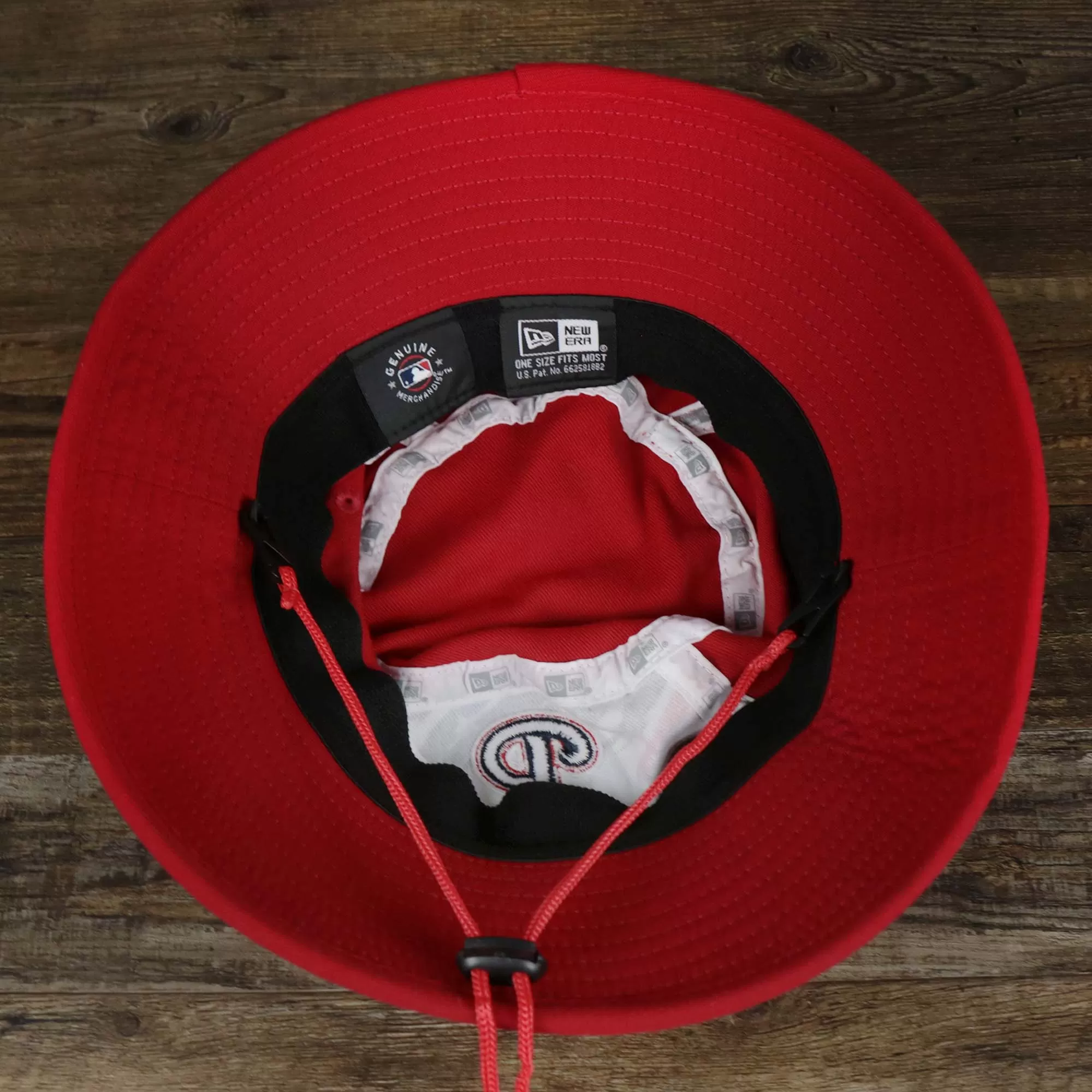 Philadelphia Phillies 2022 4th of July Stars And Stripes Bucket Hat | Red Bucket Hat