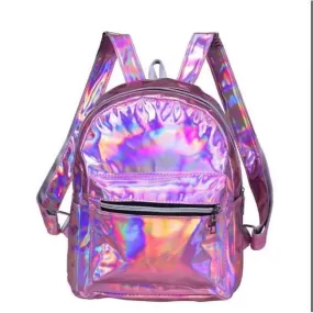 Pink Shiny Backpack