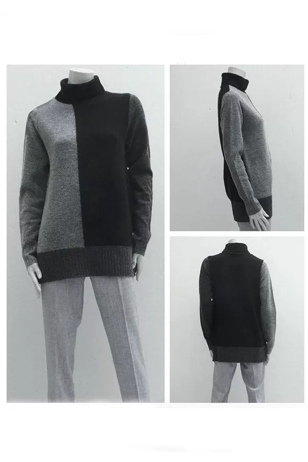 Point Zero Colour Block Sweater