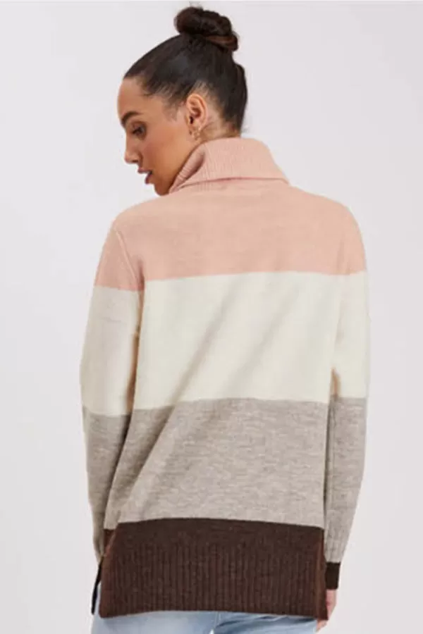 Point Zero Colour Block Sweater