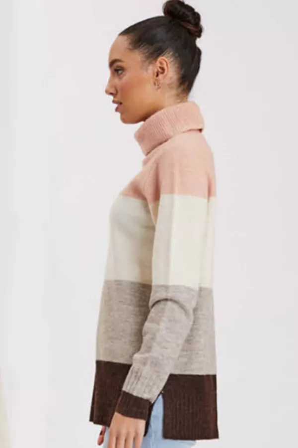 Point Zero Colour Block Sweater