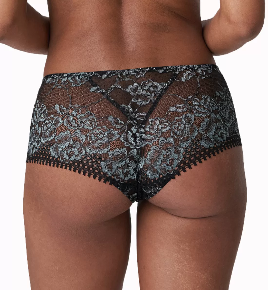 PrimaDonna Twist Rose Sauvage Matching Hotpants Panty (0542082) - Black