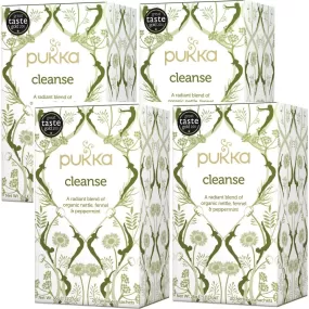 Pukka Tea Cleanse 20 Teabags 4 Pack