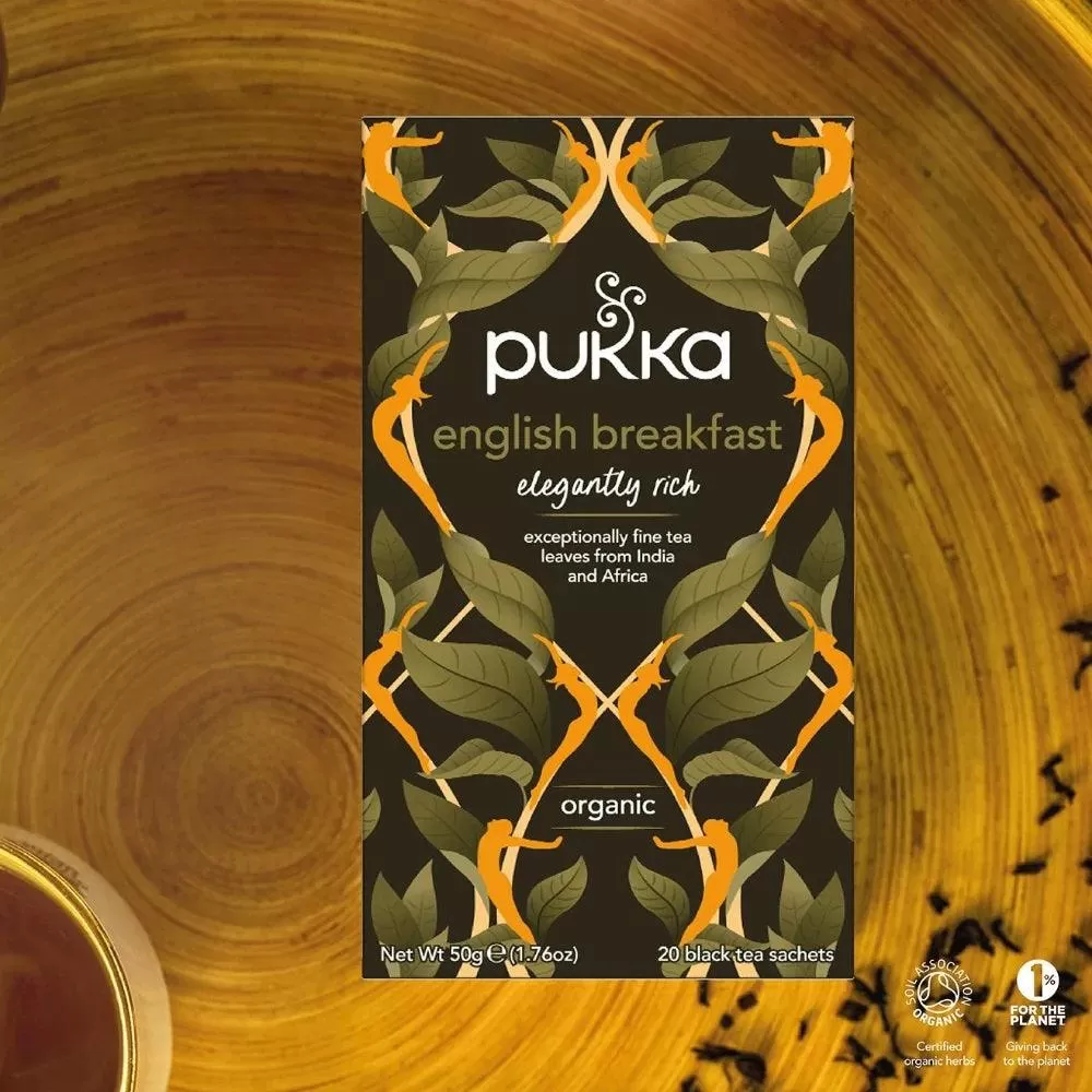 Pukka Tea Elegant English Breakfast 20 Teabags 4 Pack