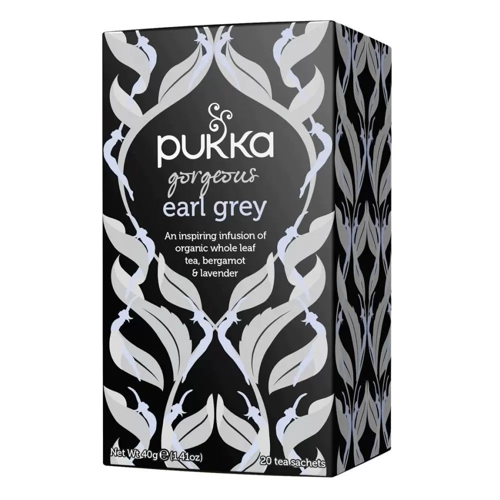 Pukka Tea Gorgeous Earl Grey 20 Teabags 4 Pack