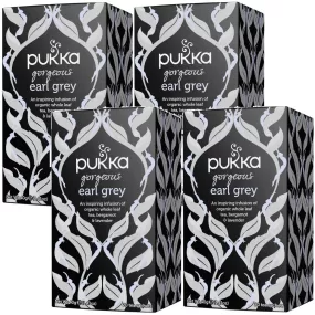 Pukka Tea Gorgeous Earl Grey 20 Teabags 4 Pack