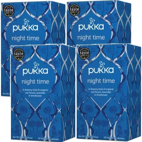 Pukka Tea Night Time 20 Teabags 4 Pack