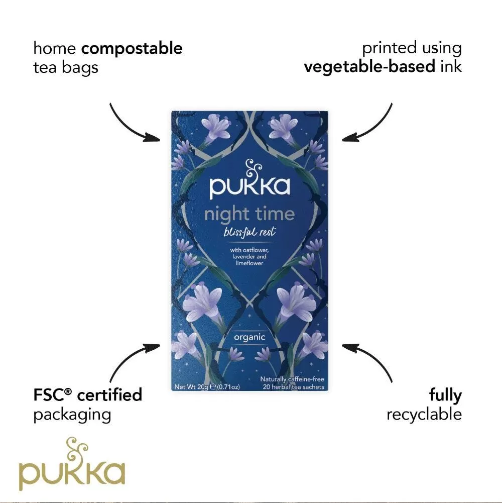 Pukka Tea Night Time 20 Teabags 4 Pack