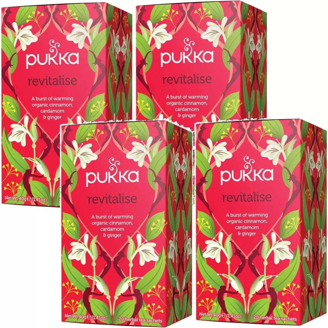 Pukka Tea Revitalise 20 Teabags 4 Pack