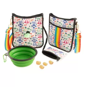 Rainbow Dog Walking Bag