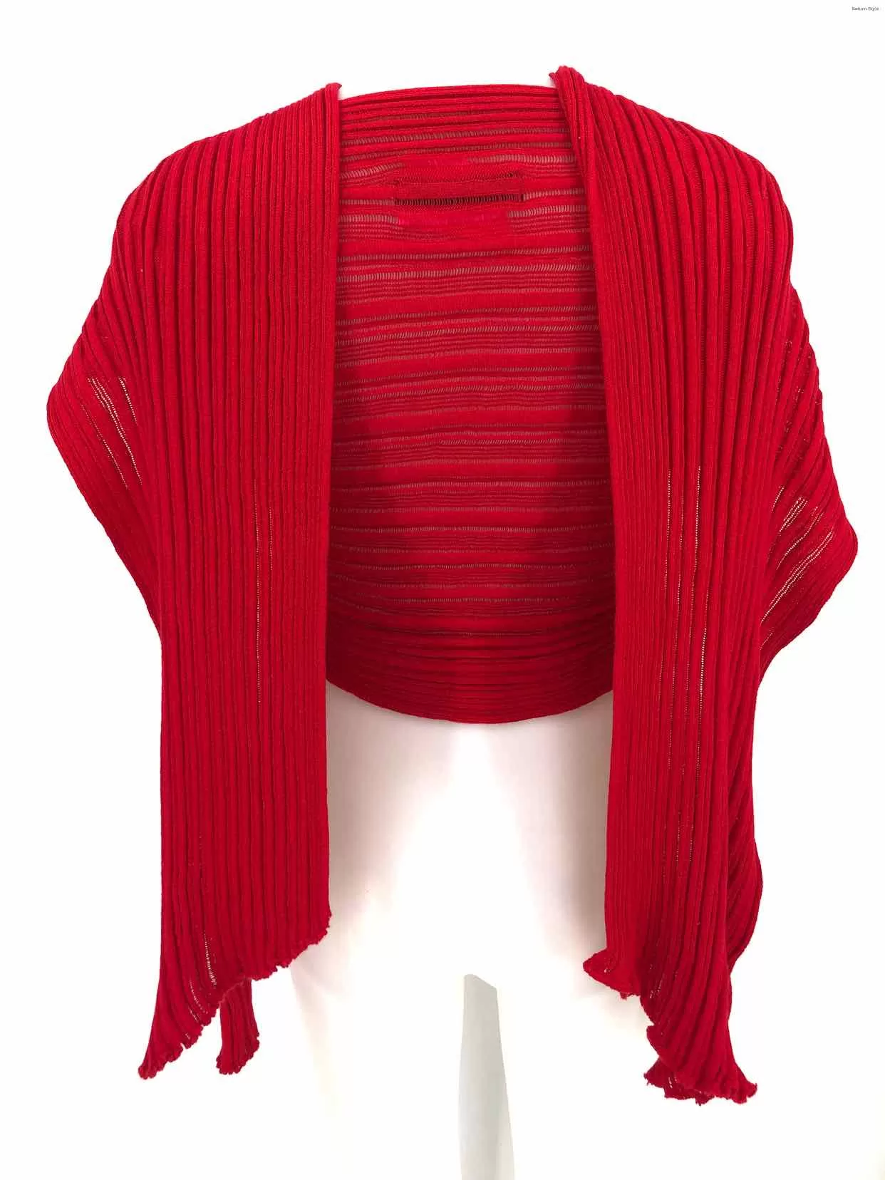 Red Cotton Made in Greece Wrap Size MEDIUM (M) Sweater